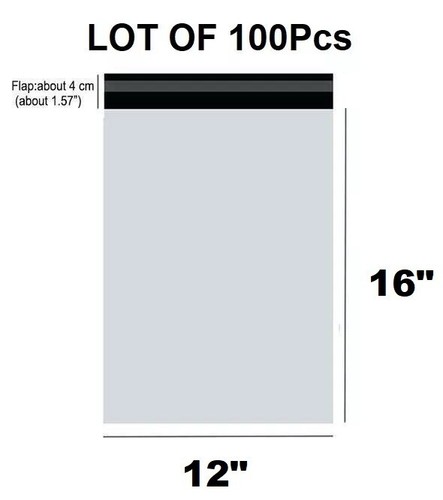 Lot 100 poly - (12"x16"),